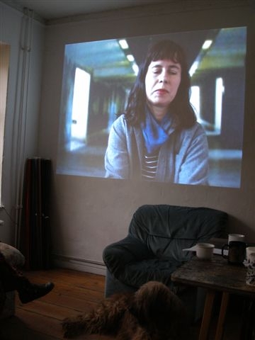 screening of film about the position of women artists in poland, 2007, Hamburg